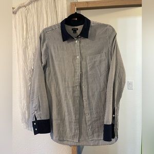 J.Crew 100% Cotton accented button up.